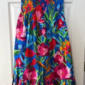 Sugarlips Colorful Floral A-Line Skirt